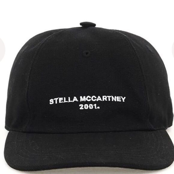 STELLA McCARTNEY Black Velvet Baseball Cap NWT $744 - Picture 1 of 7